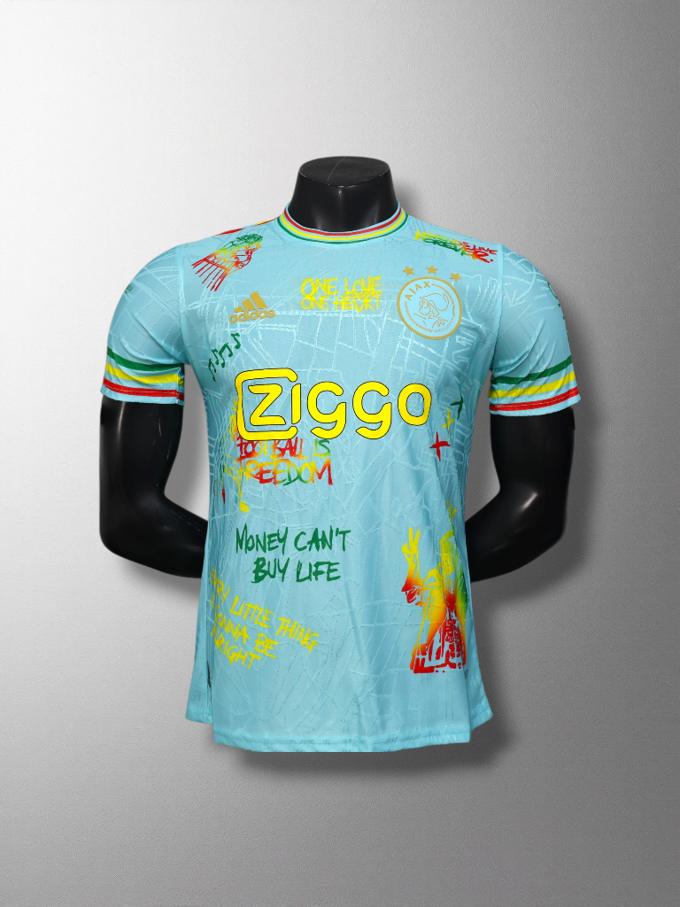 AFC Ajax Bob Marley Shirt – Limited Aqua Editie