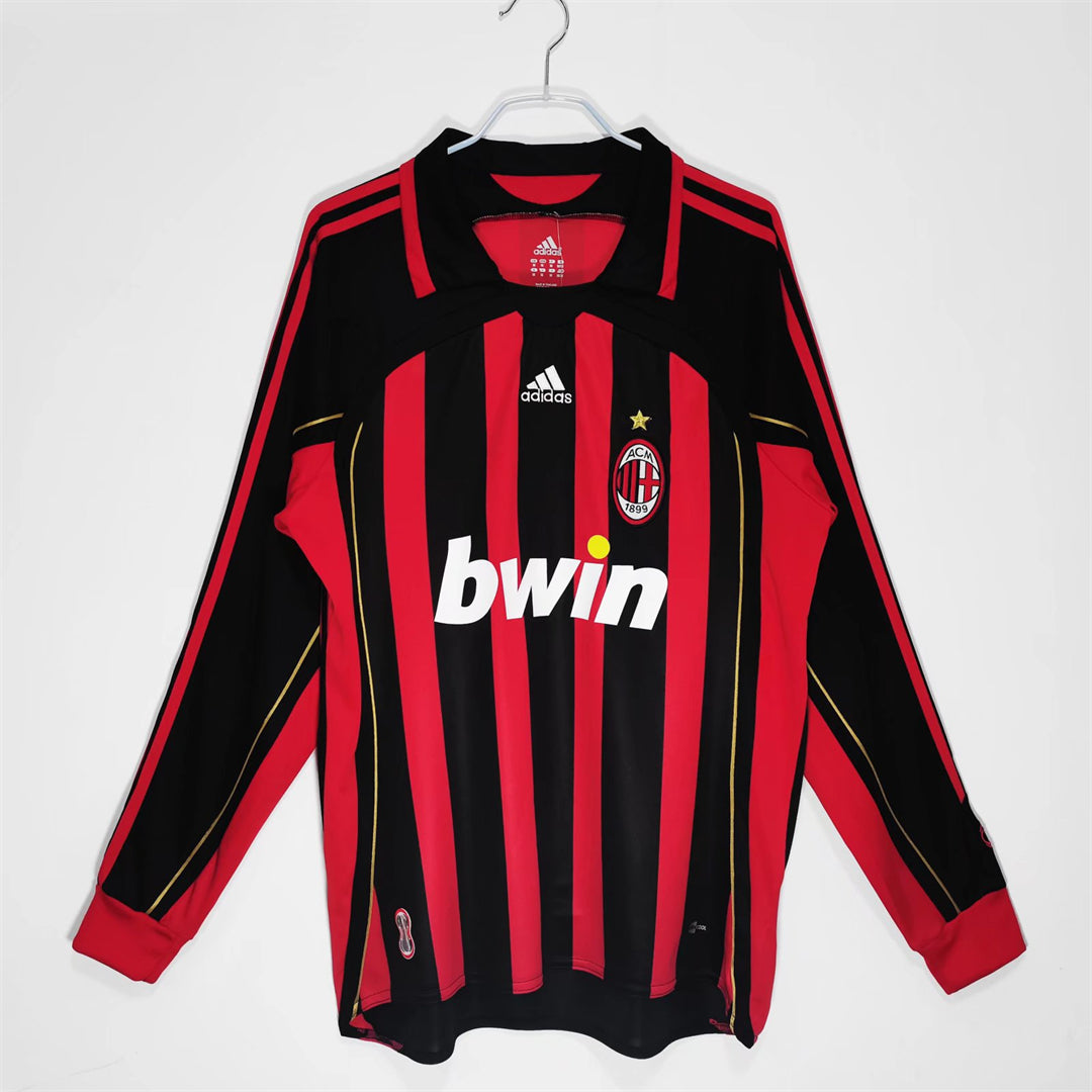 AC Milan - Retro Thuisshirt 2006/2007 Longsleeve
