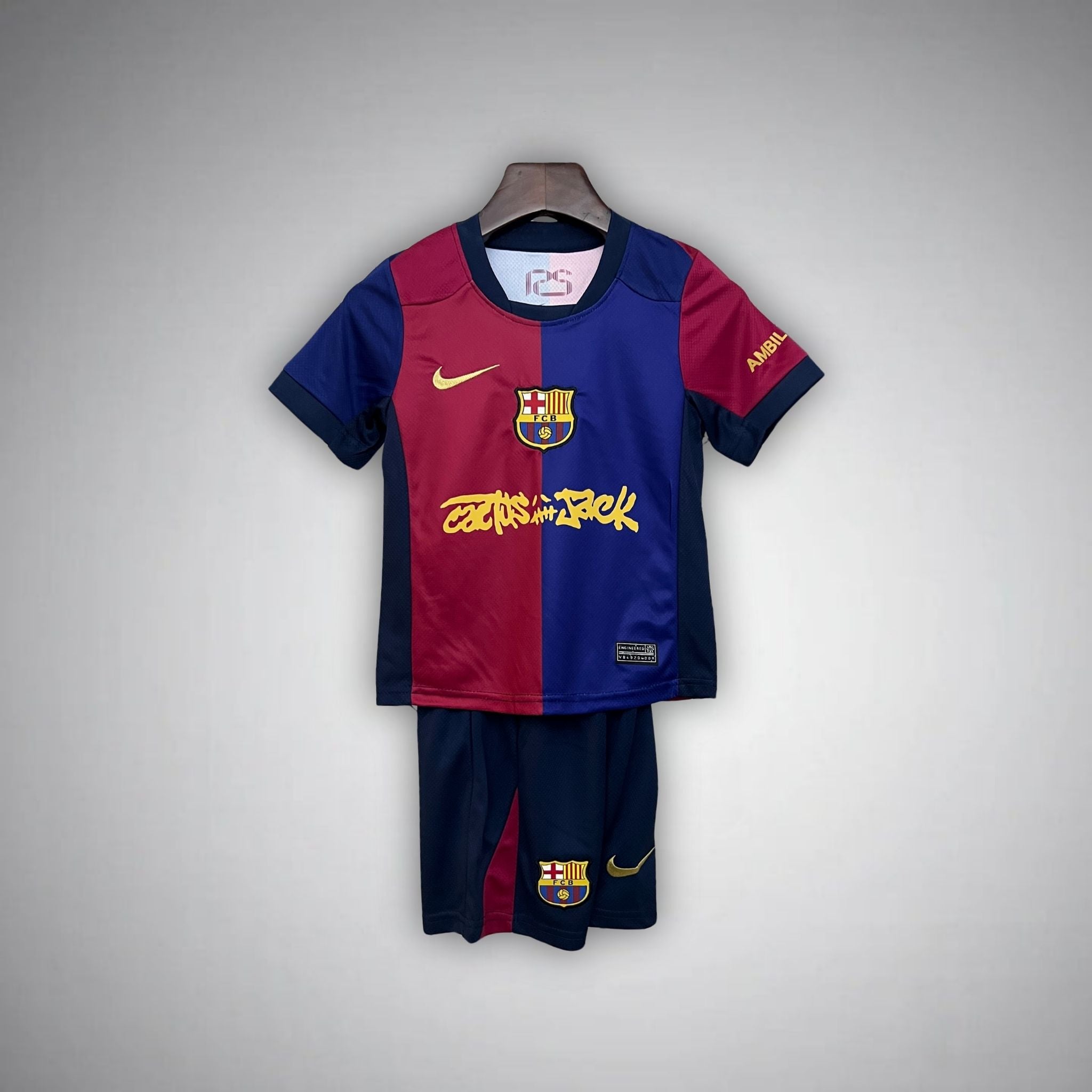 FC Barcelona - Limited Cactus Jack Kids Thuisset 24/25