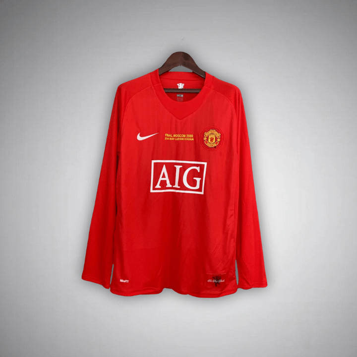 Manchester United FC - Retro Thuisshirt 2007/2008 Longsleeve